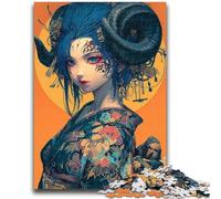 1000 Piece Jigsaw Puzzle for Adults And Teenagers Japanese Geisha Anime Teenager Jigsaw,Educational Toy Funny Family Games Unique Home Decor (75x50cm)