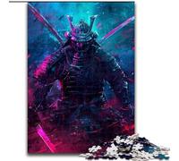 1000 Piece Jigsaw Puzzle for Adults And Teenagers Japanese Neon Ninja, Family Game for And Unique Home Decor And Gifts for Age 14 (Size50x75cm)