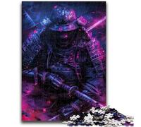 1000 Piece Jigsaw Puzzle for Adults And Teenagers Japanese Neon Ninja Help The Brain Exercise Addictive Toys to Cultivate Patience Suitable for Couples 50x75cm