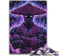 1000 Piece Jigsaw Puzzle for Adults And Teenagers Japanese Ninja Warrior Family Game Stress Reliever Difficult Challenge Artists Collection, Fine Art 50x75cm