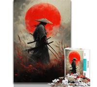 1000 Piece Jigsaw Puzzle for Adults And Teenagers Japanese Ninja Warrior Teenager Jigsaw,Decompressing Intellectual Educational Toy Birthday Gift 26x38cm