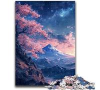 1000 Piece Jigsaw Puzzle for Adults And Teenagers Japanese Sakura Tree Blossoming Puzzles for Adults,Educational Stress Relief Toy Great Gifts And Toys (75x50cm)