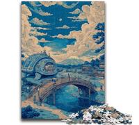 1000 Piece Jigsaw Puzzle for Adults And Teenagers Japanese Style Landscape Challenging Game And Family Play Secret Santa Gifts 26x38cm