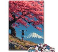 1000 Piece Jigsaw Puzzle for Adults And Teenagers Japanese Style Landscape Educational Games Home Decoration Educational Game for Birthday, Chrismas 50x75cm