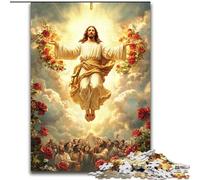 1000 Piece Jigsaw Puzzle for Adults And Teenagers Jesus, for Age 14+ Suitable for Couples Fun at Home Activities, Birthday Present,Travel Gifts (Size 50x75cm)
