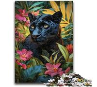 1000 Piece Jigsaw Puzzle for Adults And Teenagers Jungle Panther for And from 14 Years And over Play Toys Because It Is Ideal As A Gift for The Whole Family 38x26cm