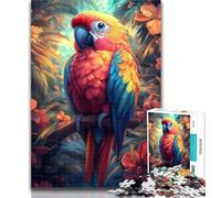 1000 Piece Jigsaw Puzzle for Adults And Teenagers Jungle Parrot Puzzles,Challenging Game Gifts for Is Ideal As A Gift for The Whole Family 50x75cm