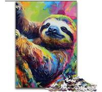 1000 Piece Jigsaw Puzzle for Adults And Teenagers Jungle Sloth,learning Educational for Is Ideal As A Gift for The Whole Family 50X75CM