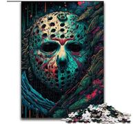 1000 Piece Jigsaw Puzzle for Adults And Teenagers Killer Mask, Educational Stress Relief Toy Great Gifts And Toys (Size 26x38cm)