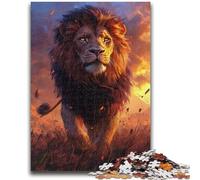 1000 Piece Jigsaw Puzzle for Adults And Teenagers Lion at Sunset Educational Games Home Decoration Educational Game for Birthday, Chrismas 50x75cm