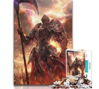 1000 Piece Jigsaw Puzzle for Adults And Teenagers Magic Knight,Stress Reliever Staycation Kill Time Wishlist with Santa Claus (75x50cm)