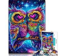 1000 Piece Jigsaw Puzzle for Adults And Teenagers Magic Owl Teenager Jigsaw,Decompressing Intellectual Educational Toy Birthday Gift 26x38cm