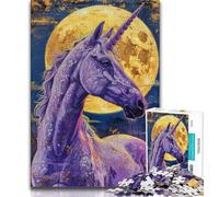 1000 Piece Jigsaw Puzzle for Adults And Teenagers Magic Unicorn Teenager Jigsaw,Decompressing Intellectual Educational Toy Birthday Gift 26x38cm