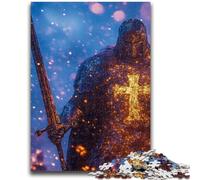 1000 Piece Jigsaw Puzzle for Adults And Teenagers Majestic Knight 1000 Pieces for Teenagers,for Challenging Toy Game And Family Play (38x26cm)