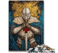 1000 Piece Jigsaw Puzzle for Adults And Teenagers Majestic Knight 1000 Pieces for Teenagers,Quiz Game for Is Ideal As A Gift for The Whole Family (38x26cm)