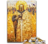 1000 Piece Jigsaw Puzzle for Adults And Teenagers Medieval Knight Paintings Teenager Jigsaw,Fun Present & Activity for Home,Toy for Rainy Days (50x75cm)