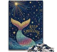 1000 Piece Jigsaw Puzzle for Adults And Teenagers Mermaid Tail Help The Brain Exercise Addictive Toys to Cultivate Patience Wall Decoration 50x75cm