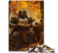 1000 Piece Jigsaw Puzzle for Adults And Teenagers Mighty Medieval Knight 1000 Piece Jigsaw,Relax Games Is Ideal As A Gift for The Whole Family (38x26cm)