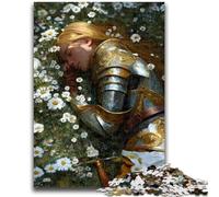 1000 Piece Jigsaw Puzzle for Adults And Teenagers Mighty Medieval Knight 1000 Piece Jigsaw,Relax Games Is Ideal As A Gift for The Whole Family (38x26cm)