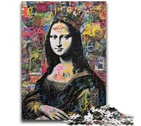 1000 Piece Jigsaw Puzzle for Adults And Teenagers Mona Lisa Is Funny Help The Brain Exercise Addictive Toys to Cultivate Patience Suitable for Couples 50x75cm