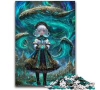 1000 Piece Jigsaw Puzzle for Adults And Teenagers Mysterious Elf Girl Family Game Stress Reliever Difficult Challenge Artists Collection, Fine Art 50x75cm
