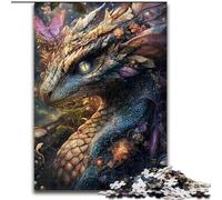 1000 Piece Jigsaw Puzzle for Adults And Teenagers Mysterious Flying Dragon, Suitable for People Aged 14 And Above Educational Games Secret Santa Gifts (Size 26x38cm)