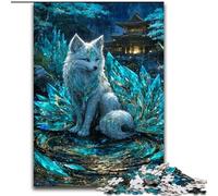 1000 Piece Jigsaw Puzzle for Adults And Teenagers Mysterious Fox, Suitable for People Aged 14 And Above Educational Games Secret Santa Gifts (Size 26x38cm)