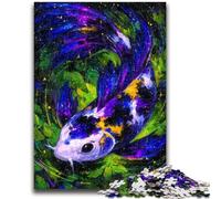 1000 Piece Jigsaw Puzzle for Adults And Teenagers Mysterious Koi Help The Brain Exercise Addictive Toys to Cultivate Patience Wall Decoration 26x38cm