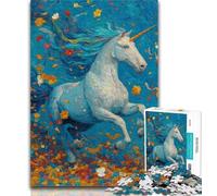 1000 Piece Jigsaw Puzzle for Adults And Teenagers Mysterious Unicorn Teenager Jigsaw,Birthday Gift Idea for Adults, Family Game And Hobby 26x38cm