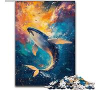 1000 Piece Jigsaw Puzzle for Adults And Teenagers Mysterious Whale, for 14+ Challenging Game As A Gift for The Whole Family And Friends (Size 26x38cm)