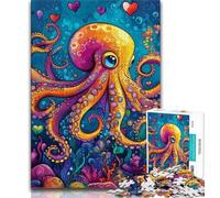1000 Piece Jigsaw Puzzle for Adults And Teenagers Ocean Octopus Jigsaw,Educational Games Home Decoration Unique Home Decor And Gifts (size 38x26cm)