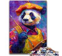 1000 Piece Jigsaw Puzzle for Adults And Teenagers Panda Painter 1000 Pieces for Teenagers,for Challenging Toy Game And Family Play (50x75cm)