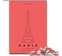 1000 Piece Jigsaw Puzzle for Adults And Teenagers Paris France, for And from 14 Years And over Educational Learning Toys Family Games Birthday Present 26x38cm
