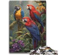 1000 Piece Jigsaw Puzzle for Adults And Teenagers Parrots And Linnets for And from 14 Years And over Play Toys Because It Is Ideal As A Gift for The Whole Family 38x26cm