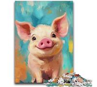 1000 Piece Jigsaw Puzzle for Adults And Teenagers Pig Baby Painting 1000 Pieces for Teenagers,for Challenging Toy Game And Family Play (50x75cm)