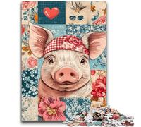 1000 Piece Jigsaw Puzzle for Adults And Teenagers Piggy Art Help The Brain Exercise Addictive Toys to Cultivate Patience Wall Decoration 50x75cm