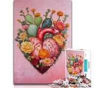 1000 Piece Jigsaw Puzzle for Adults And Teenagers Plant Heart,for Educational Game Challenge Toy Deal As Gifts for The Whole Family 75x50cm