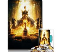 1000 Piece Jigsaw Puzzle for Adults And Teenagers Play Chess 1000 Piece Puzzle,Educational Stress Relief Toy Gifts for Friends And Family 75x50cm