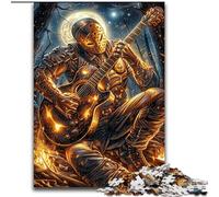 1000 Piece Jigsaw Puzzle for Adults And Teenagers Playing Guitar Under The Stars, Family Game Stress Reliever Difficult Challenge Enhance Love between Couples (Size 26x38cm)