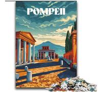 1000 Piece Jigsaw Puzzle for Adults And Teenagers Pompeii Ruins,Help The Brain Exercise Addictive Toys to Cultivate Patience Perfect Decoration 38x52cm