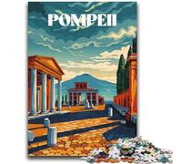 1000 Piece Jigsaw Puzzle for Adults And Teenagers Pompeii Ruins Puzzles for Teenagers,Birthday Present, Gifts, Wall Art for Age 14 Years Up (26x38cm)