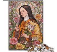 1000 Piece Jigsaw Puzzle for Adults And Teenagers Portrait of Mary The Mother, Family Game Stress Reliever Difficult Challenge Enhance Love between Couples (Size 26x38cm)