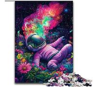 1000 Piece Jigsaw Puzzle for Adults And Teenagers Psychedelic Astronaut, Educational Toys & Games for Adults And Teenagers (Size 50x75cm)