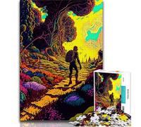 1000 Piece Jigsaw Puzzle for Adults And Teenagers Psychedelic Nature Adult Puzzles,Home Decoration Toys for Age 14 Years Up 75x50cm