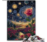 1000 Piece Jigsaw Puzzle for Adults And Teenagers Psychedelic Rose, Educational Toys for Is Ideal As A Gift for The Whole Family for And 14 Years Old (Size 26x38cm)