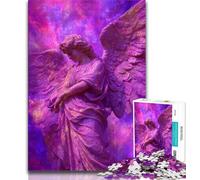1000 Piece Jigsaw Puzzle for Adults And Teenagers Purple Angel 1000 Pieces for Adults,learning Educational for Is Ideal As A Gift for The Whole Family (size 38x26cm)