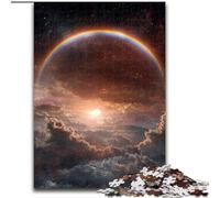 1000 Piece Jigsaw Puzzle for Adults And Teenagers Rainbow Cloud, Educational Stress Relief Toy Great Gifts And Toys (Size 26x38cm)