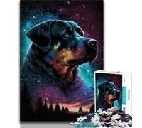 1000 Piece Jigsaw Puzzle for Adults And Teenagers Rottweiler Style 1000 Pieces for Teenagers,learning Educational Is Ideal As A Gift for The Whole Family (size 75x50cm)