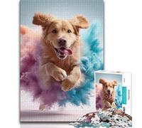 1000 Piece Jigsaw Puzzle for Adults And Teenagers Running Dog Jigsaw,Educational Games Home Decoration Unique Home Decor And Gifts (size 75x50cm)