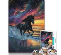 1000 Piece Jigsaw Puzzle for Adults And Teenagers Running Horse 1000 Pieces for Adults,learning Educational for Is Ideal As A Gift for The Whole Family (size 75x50cm)